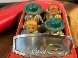 Vintage Line Mar Toys Tin Toy Car College Jalopy Made in Japan-1261.24