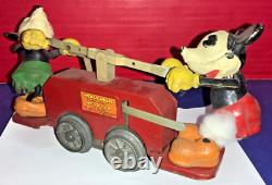 Vintage Lionel Mickey Mouse Hand Car No. 1100 NO BOX AS IS DAMAGED