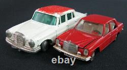 Vintage Lot 2 German Cars Toys Mercedes 220s 250 Marklin Racer Schuco Germany