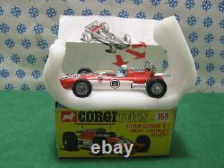 Vintage Lotus Climax F1 Corgi toys 158 MIB