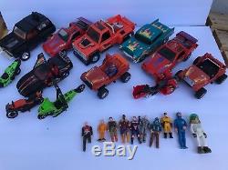 Vintage M. A. S. K. Action Figures and Vehicles Lot Cars Toys Kenner 1980s