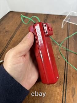 Vintage MARX Battery Operated Fire Chief TIN CAR Lot Of 2 PARTS ONLY Repair