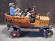 Vintage Marx Amos'N Andy Fresh Air Taxi Car Tin Litho Wind Up With Figures