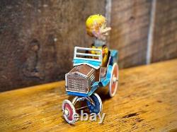 Vintage Marx Mortimer Snerd Tin Wind Up Crazy Car
