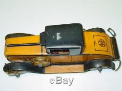 Vintage Marx Tin Litho Cadillac Coupe Car with Driver, Wind Up Toy Vehicle