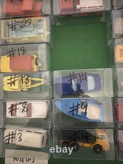 Vintage Matchbox Lesney Toys 1970s 1-75 Series London E-9, Missing Fews