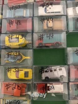 Vintage Matchbox Lesney Toys 1970s 1-75 Series London E-9, Missing Fews