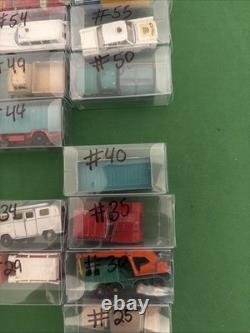 Vintage Matchbox Lesney Toys 1970s 1-75 Series London E-9, Missing Fews
