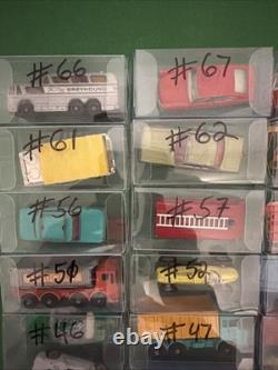 Vintage Matchbox Lesney Toys 1970s 1-75 Series London E-9, Missing Fews