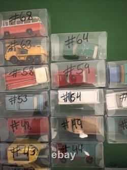 Vintage Matchbox Lesney Toys 1970s 1-75 Series London E-9, Missing Fews