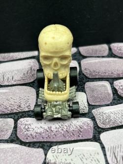 Vintage Mattel Hot Wheels Redline Era Skull Head Car Zowees Numb Skull