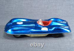 Vintage Mattel Mobilgas Bonneville Salt Flats Toy Race Car Blue Chrome Friction Vintage Mattel Mobilgas Bonneville Salt Flats Toy Race Car Blue Chrome Friction