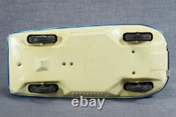 Vintage Mattel Mobilgas Bonneville Salt Flats Toy Race Car Blue Chrome Friction