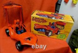 Vintage Mego 1979 Canada Grand Toys Spider Car Boxed Marvel Wgsh Joezeta