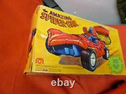 Vintage Mego 1979 Canada Grand Toys Spider Car Boxed Marvel Wgsh Joezeta