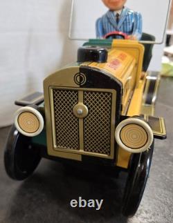 Vintage Mego Sunday Driver Car With Box Tin Litho Battery Operated Beautiful