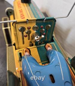 Vintage Mego Sunday Driver Car With Box Tin Litho Battery Operated Beautiful