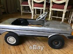 Vintage Mercedes Benz metal pedal child car