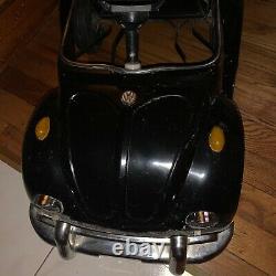 Vintage Metal Volkswagon VW Push Pedal Ride In Car Kids Unisex Decor Collector