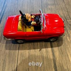 Vintage Mickey Mouse Mercedes Benz Tin Toy Car MASUDAYA Japan with Box