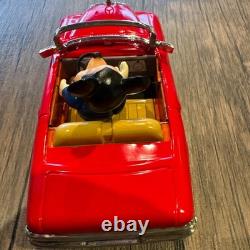 Vintage Mickey Mouse Mercedes Benz Tin Toy Car MASUDAYA Japan with Box