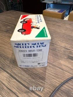 Vintage Mickey Mouse Mercedes Benz Tin Toy Car MASUDAYA Japan with Box