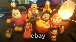 Vintage Mickey Mouse Walt Disney toys, banks, cars lot