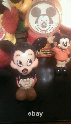 Vintage Mickey Mouse Walt Disney toys, banks, cars lot