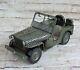 Vintage Military Vehicle Metal Car Model Handmade Classic Diecast Toy Art