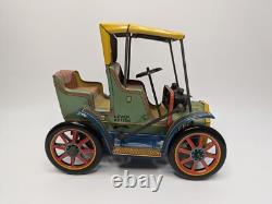 Vintage Modern Toys 1950's Lever Action Tin Litho Car Near Mint
