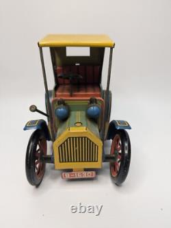 Vintage Modern Toys 1950's Lever Action Tin Litho Car Near Mint