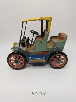 Vintage Modern Toys 1950's Lever Action Tin Litho Car Near Mint