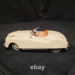 Vintage Modern Toys Jaguar XK 140 Batt Op Tin Toy Car Japan missing Remote