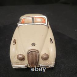 Vintage Modern Toys Jaguar XK 140 Batt Op Tin Toy Car Japan missing Remote