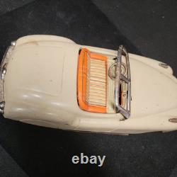 Vintage Modern Toys Jaguar XK 140 Batt Op Tin Toy Car Japan missing Remote
