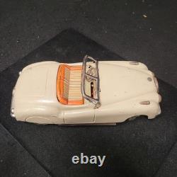 Vintage Modern Toys Jaguar XK 140 Batt Op Tin Toy Car Japan missing Remote