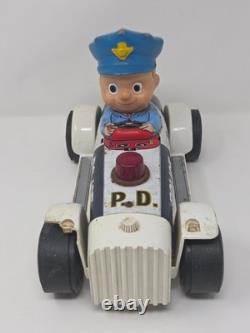 Vintage Modern Toys Japan Battery Operated Police Car Toy No 78 Siren Light