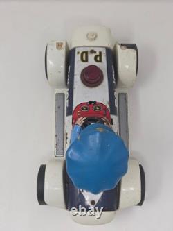 Vintage Modern Toys Japan Battery Operated Police Car Toy No 78 Siren Light