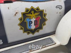 Vintage Modern Toys Japan Battery Operated Police Car Toy No 78 Siren Light