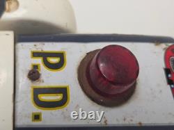 Vintage Modern Toys Japan Battery Operated Police Car Toy No 78 Siren Light