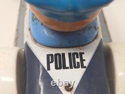 Vintage Modern Toys Japan Battery Operated Police Car Toy No 78 Siren Light