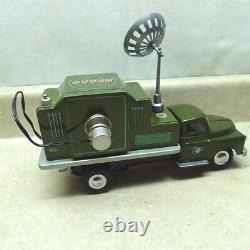 Vintage Modern Toys Japan Radarscope Car, Army Truck, Battery Op, Works! MT