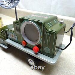 Vintage Modern Toys Japan Radarscope Car, Army Truck, Battery Op, Works! MT