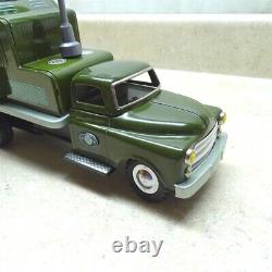 Vintage Modern Toys Japan Radarscope Car, Army Truck, Battery Op, Works! MT