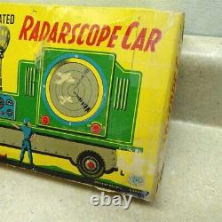 Vintage Modern Toys Japan Radarscope Car, Army Truck, Battery Op, Works! MT