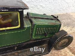 Vintage Moko Tin Windup Toy Limo Car Must See NR