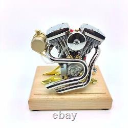 Vintage Motorcycle Gasoline Engine Model R33 Men Mechanical Toys Collection Gift