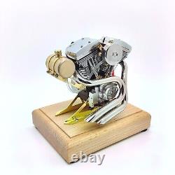 Vintage Motorcycle Gasoline Engine Model R33 Men Mechanical Toys Collection Gift