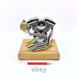 Vintage Motorcycle Gasoline Engine Model R33 Men Mechanical Toys Collection Gift