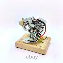 Vintage Motorcycle Gasoline Engine Model R33 Men Mechanical Toys Collection Gift